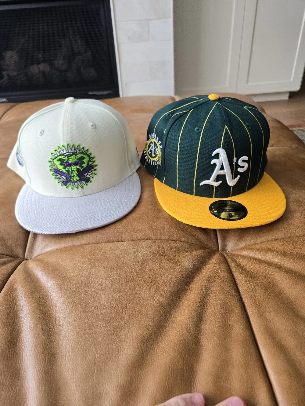 Oakland Athletics New Era 5950 Size 8 Lot Of 10 Hats